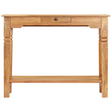 Carica l&#39;immagine nel visualizzatore di Gallery, Tavolo Consolle 100x40x76 cm in Legno Massello d&#39;Acacia