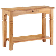 Carica l&#39;immagine nel visualizzatore di Gallery, Tavolo Consolle 100x40x76 cm in Legno Massello d&#39;Acacia