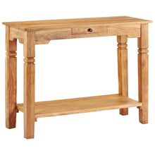 Carica l&#39;immagine nel visualizzatore di Gallery, Tavolo Consolle 100x40x76 cm in Legno Massello d&#39;Acacia