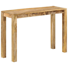 Indlæs billede til gallerivisning Tavolo Consolle 110x35x76 cm in Legno Massello di Mango Grezzo