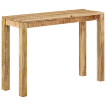 Indlæs billede til gallerivisning Tavolo Consolle 110x35x76 cm in Legno Massello di Mango Grezzo