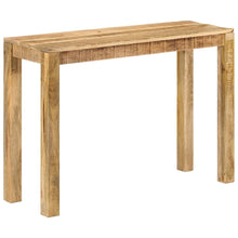 Indlæs billede til gallerivisning Tavolo Consolle 110x35x76 cm in Legno Massello di Mango Grezzo