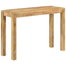 Indlæs billede til gallerivisning Tavolo Consolle 110x35x76 cm in Legno Massello di Mango Grezzo