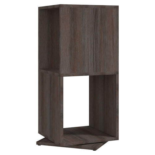 Armadietto Girevole Grigio Rovere 34,5x34,5x75,5cm Truciolato