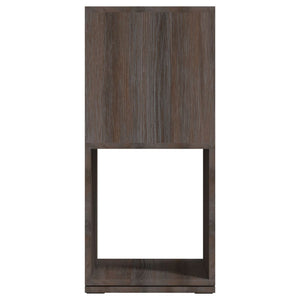 Armadietto Girevole Grigio Rovere 34,5x34,5x75,5cm Truciolato