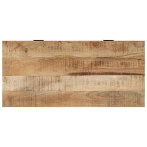Panca con Vano PortaScarpe 85x40x45 cm in Legno Massello di Mango