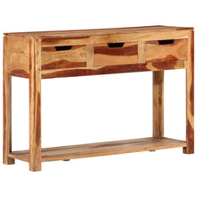 Load image into Gallery viewer, Mobiletto Consolle 110x35x75 cm in Legno Massello di Acacia