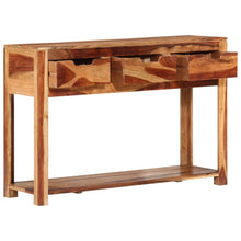 Load image into Gallery viewer, Mobiletto Consolle 110x35x75 cm in Legno Massello di Acacia