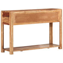 Load image into Gallery viewer, Mobiletto Consolle 110x35x75 cm in Legno Massello di Acacia