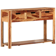 Load image into Gallery viewer, Mobiletto Consolle 110x35x75 cm in Legno Massello di Acacia