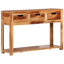 Load image into Gallery viewer, Mobiletto Consolle 110x35x75 cm in Legno Massello di Acacia