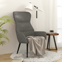 Indlæs billede til gallerivisning Poltrona Relax Grigio Chiaro in Tessuto