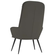 Carica l&#39;immagine nel visualizzatore di Gallery, Poltrona Relax Grigio Scuro in Velluto