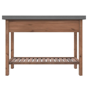 Mobiletto Consolle 110x35x80 cm in Legno Massello di Abete