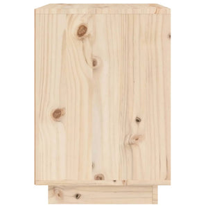Comodini 2 pz 40x35x50 cm in Legno Massello di Pino