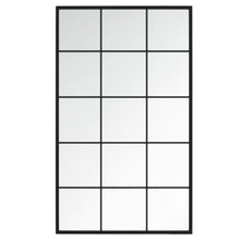 Indlæs billede til gallerivisning Specchio a Parete Nero 100x60 cm in Metallo
