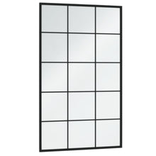 Indlæs billede til gallerivisning Specchio a Parete Nero 100x60 cm in Metallo