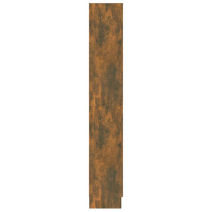 Armadio/Libreria Rovere Fumo 82,5x30,5x185,5 cm in Legno Multistrato