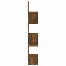 Laden Sie das Bild in den Galerie-Viewer, Mensola a Muro a Serpentina Rovere Fumo 20x20x127,5cm Legno Multistrato