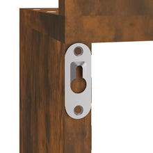 Laden Sie das Bild in den Galerie-Viewer, Mensola a Muro a Serpentina Rovere Fumo 20x20x127,5cm Legno Multistrato