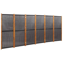 Indlæs billede til gallerivisning Separè 6 Pannelli Nero 420x180 cm