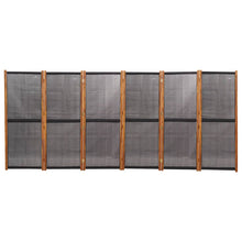 Indlæs billede til gallerivisning Separè 6 Pannelli Nero 420x180 cm