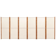 Load image into Gallery viewer, Separè 6 Pannelli Bianco Crema 420x180 cm in legno