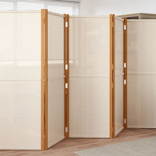 Load image into Gallery viewer, Separè 6 Pannelli Bianco Crema 420x180 cm in legno