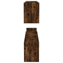 Load image into Gallery viewer, Mensole 2 pz Rovere Fumo 100x15x20 cm in Legno Multistrato