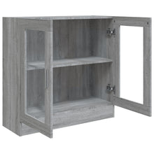 Carica l&#39;immagine nel visualizzatore di Gallery, Mobile Vetrina Grigio Sonoma 82,5x30,5x80 cm Legno Multistrato