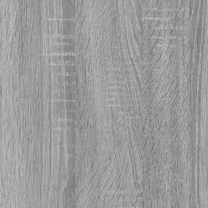 Mobile Vetrina Grigio Sonoma 82,5x30,5x80 cm Legno Multistrato