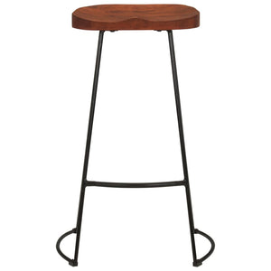 Sgabelli da Bar 2 pz 50x40x78 cm Legno Massello di Mango