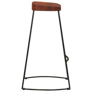 Sgabelli da Bar 2 pz 50x40x78 cm Legno Massello di Mango