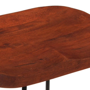 Sgabelli da Bar 2 pz 50x40x78 cm Legno Massello di Mango
