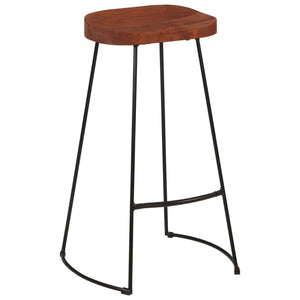 Sgabelli da Bar 2 pz 50x40x78 cm Legno Massello di Mango