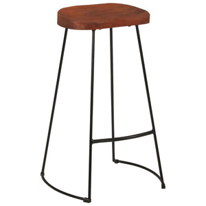 Sgabelli da Bar 2 pz 50x40x78 cm Legno Massello di Mango