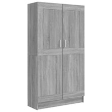 Indlæs billede til gallerivisning Libreria/Armadio Grigio Sonoma 82,5x30,5x150 cm in Legno Multistrato