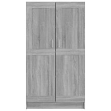 Indlæs billede til gallerivisning Libreria/Armadio Grigio Sonoma 82,5x30,5x150 cm in Legno Multistrato