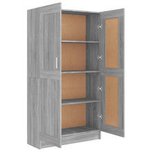 Indlæs billede til gallerivisning Libreria/Armadio Grigio Sonoma 82,5x30,5x150 cm in Legno Multistrato