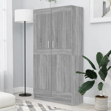 Indlæs billede til gallerivisning Libreria/Armadio Grigio Sonoma 82,5x30,5x150 cm in Legno Multistrato