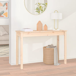Mobiletto Consolle 110x40x75 cm in Legno Massello di Pino