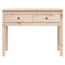 Load image into Gallery viewer, Mobiletto Consolle 2 Cassetti 100x35x75 cm in Massello di Pino