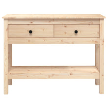 Load image into Gallery viewer, Mobiletto Consolle 100x35x75 cm in Legno Massello di Pino Naturale