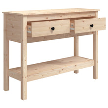 Load image into Gallery viewer, Mobiletto Consolle 100x35x75 cm in Legno Massello di Pino Naturale