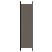 Load image into Gallery viewer, Separè 6 Pannelli Antracite 300x200 cm Tessuto e ferro