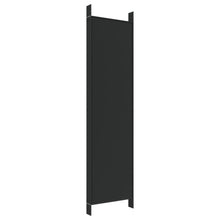 Laden Sie das Bild in den Galerie-Viewer, Separè 6 Pannelli Nero 300x200 cm in Tessuto e ferro