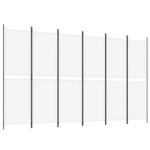 Load image into Gallery viewer, Separè 6 Pannelli Bianco 300 x 180 cm Tessuto e ferro