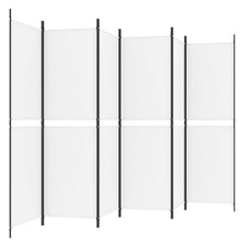 Load image into Gallery viewer, Separè 6 Pannelli Bianco 300 x 180 cm Tessuto e ferro