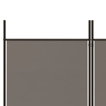 Load image into Gallery viewer, Separè 6 Pannelli Antracite 300 x 180 cm Tessuto e ferro