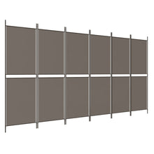 Indlæs billede til gallerivisning Separè 6 Pannelli Antracite 300x200 cm Tessuto e ferro